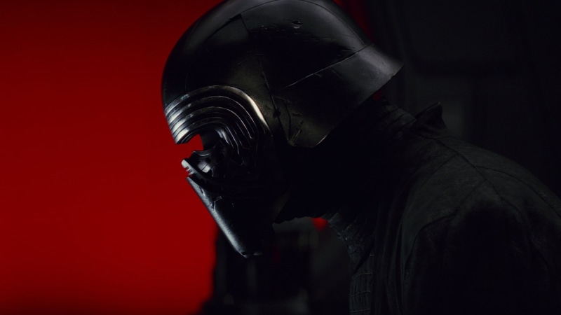 Kylo Ren, Star Wars, 1080P, Star Wars: The Last Jedi, Black, Adam Driver