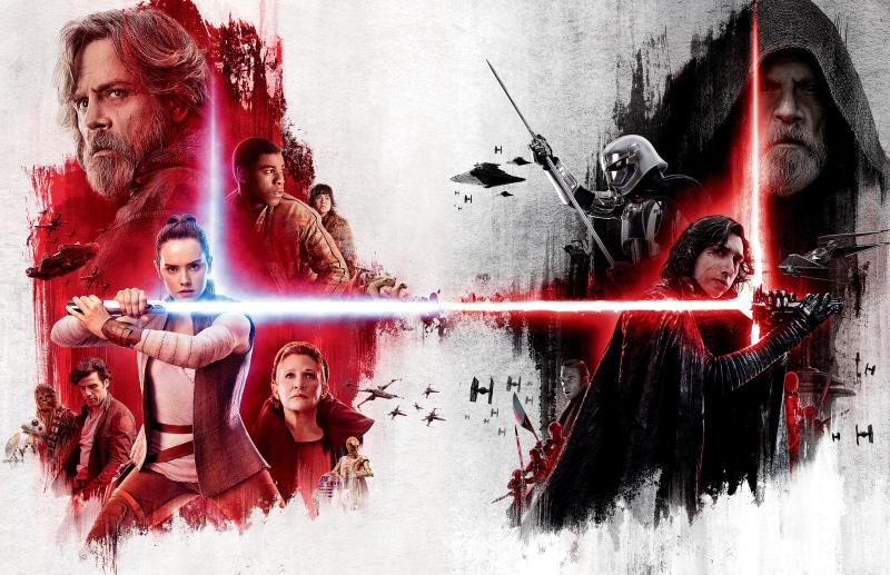 star, 2017, Rey, 4K, last, 5K, HD, poster, jedi, Kylo Ren, wars, Key art, Star Wars: The Last Jedi