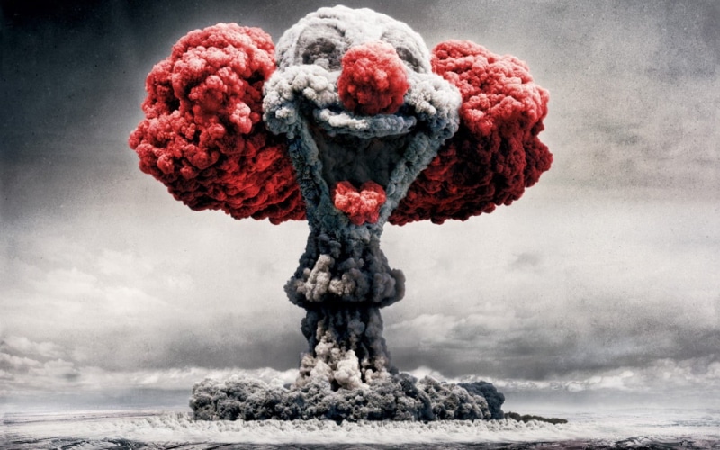 close-up, rock, toy, land, outdoors, ominous, plant, nuclear fungus, flower, cloud - sky, beauty in nature, flowering plant, sky, bear, sea, nature, plush