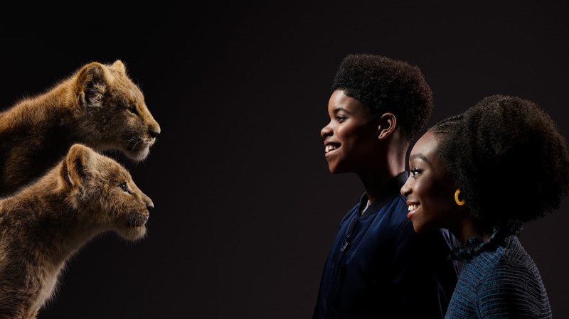 Movie, The Lion King (2019), Nala (The Lion King), JD McCrary, Shahadi Wright Joseph, Simba, 2K