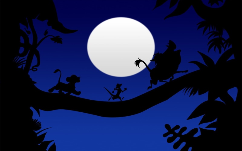 king, animated, moon, the lion king, cartoons, animated movies, lion, movies, 1080P, simba