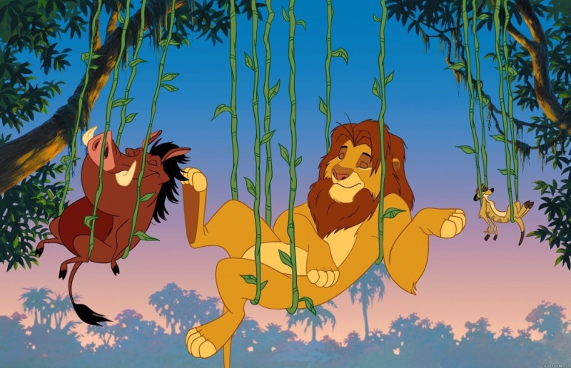 mammal, vertebrate, plant, animal themes, Pumba, representation, day, group of animals, outdoors, creativity, Disney, animals in the wild, animal, animal representation