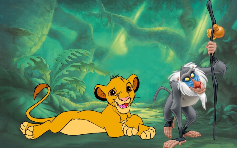 photo, king, lion, 1080P, simba, hd, rafiki