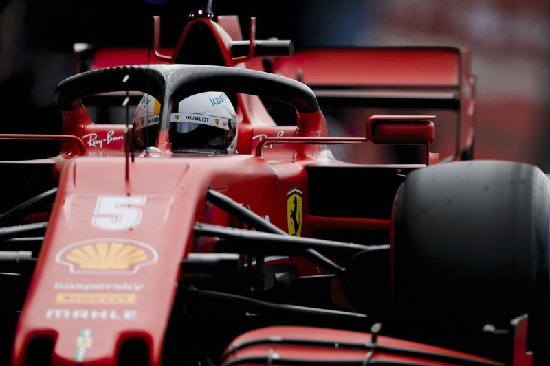 1080P, Sebastian Vettel, Formula 1, race tracks, Ferrari F1