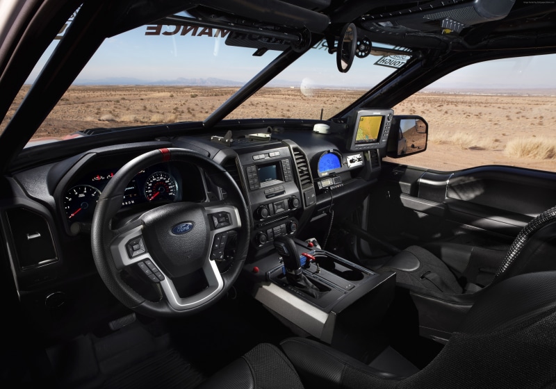 interior, 4K, Ford F-150 Raptor, Race Truck