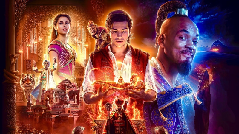 Movie, Aladdin (2019), 1080P, Will Smith, Naomi Scott, Mena Massoud