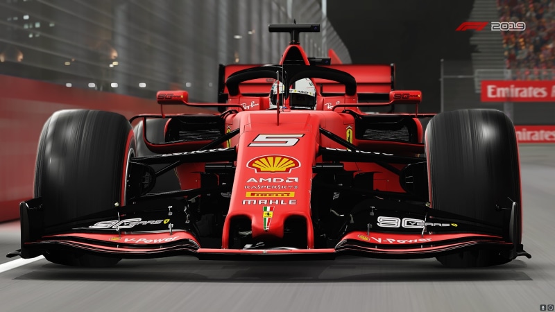 2K, Video Game, F1 2019, Race Car, Ferrari SF90