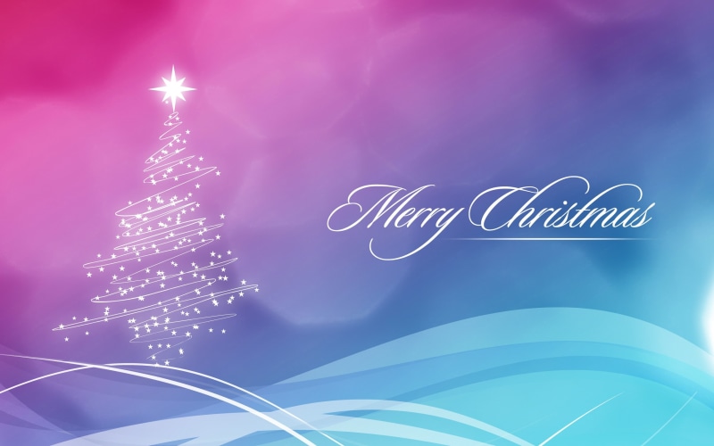colourful, 2K, fir, merry, xmas, tree, christmas