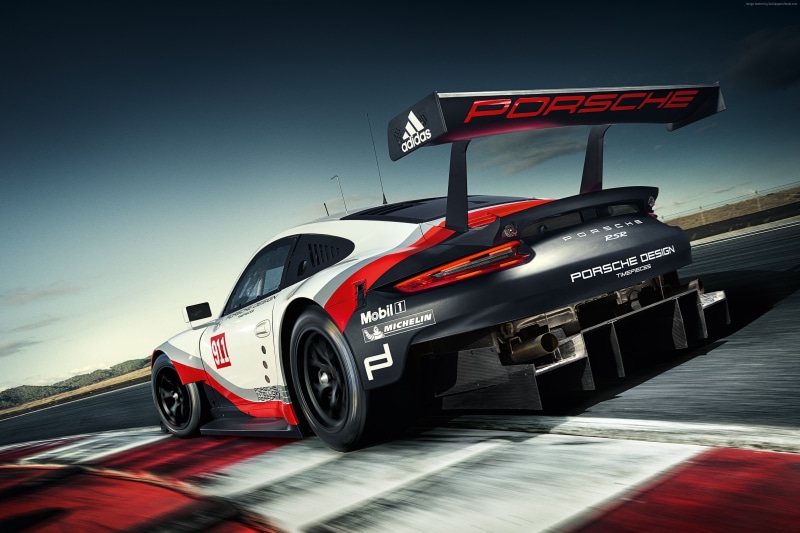 2K, racing, sport car, Porsche 911 RSR