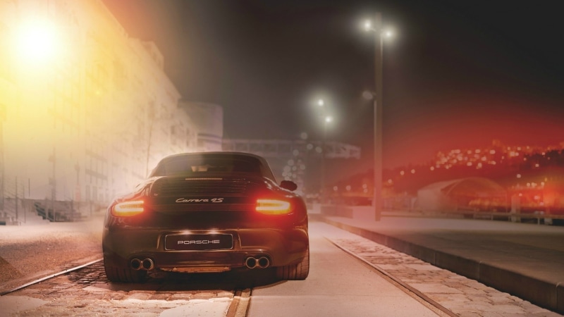 public transportation, motion, 1080P, driving, travel, road, nature, cityscape, urban Scene, concrete, Porsche 911 Carrera S, rain, headlight, lighting Equipment