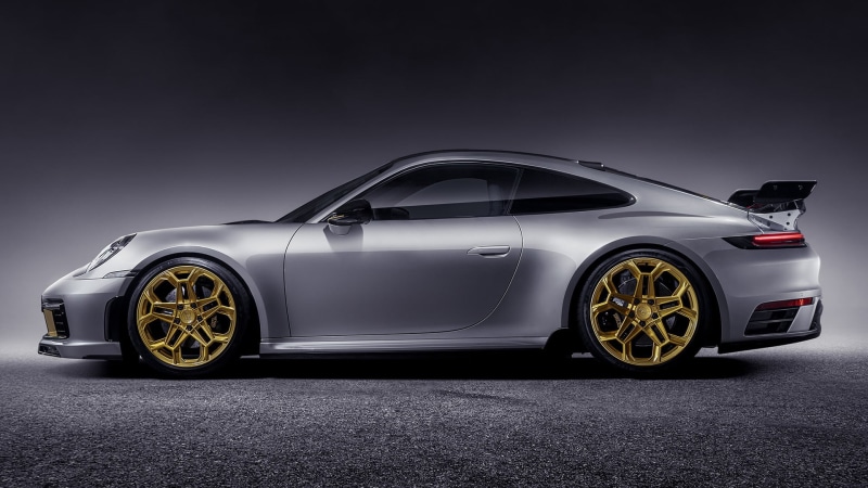 Sport Car, Porsche 911 Carrera S, 1080P, Porsche, Tuning, Porsche 911 (992) Carrera S by TechArt, Car, Silver Car