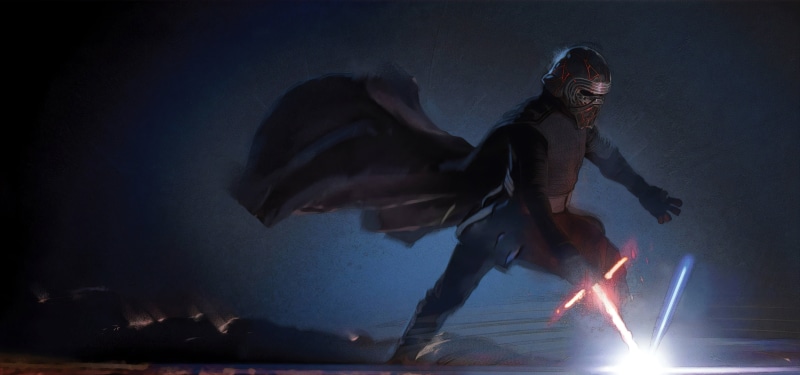 Sci-Fi, Arts, Blue, Jedi, Fantasy, Wars, Kylo Ren, Rise, Red, Film, Lucasfilm, Soldier, Star Wars, Darkness, Episode 9, 5K, Walt Disney Pictures, Oscar Isaac
