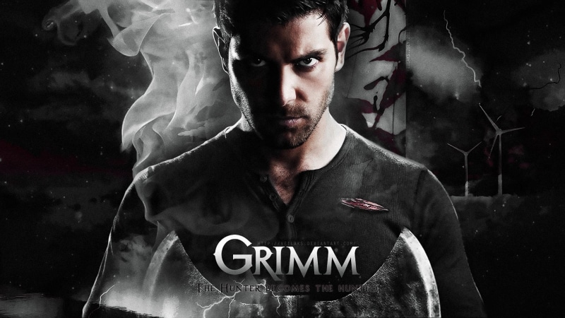 black Color, digital, night, human Face, 1080P, headshot, text, caucasian Ethnicity, males, grimm, black background, mystery, casual clothing, david giuntoli