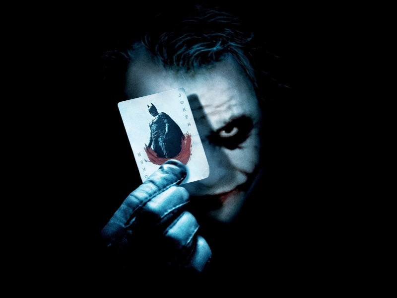 spooky, face Paint, The Dark Knight, young Adult, 720P, light - natural phenomenon, body part, studio shot, close-up, looking at camera, evil