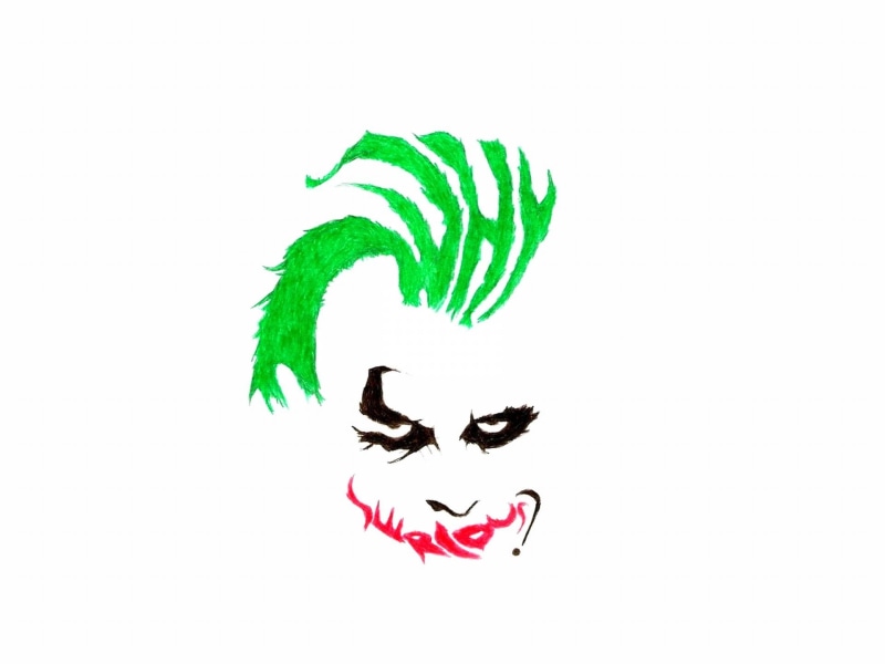 joker, texts, paintings, 1080P