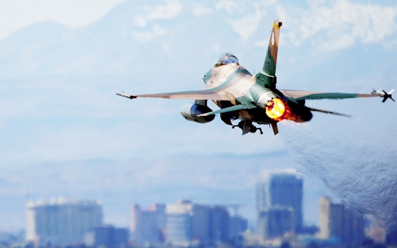1080P, mode of transportation, jet fighter, US Air Force, aircraft, motion, military airplane, mid-air, aerospace industry, fighter, day, green, air vehicle