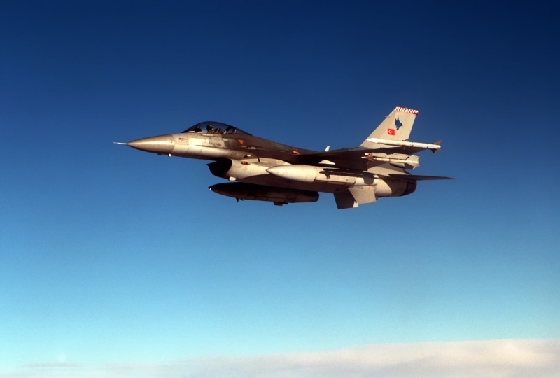 Fighting Falcons, Turkish Air Force, military aircraft, Turkish Armed Forces, plane, General Dynamics F-16 Fighting Falcon, gray, fighter, 2K, aircraft