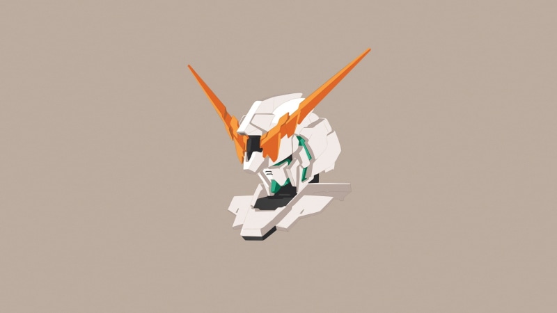 Mobile Suit Gundam Unicorn, Mobile Suit Gundam, RX-0 Unicorn Gundam, simple, 1080P