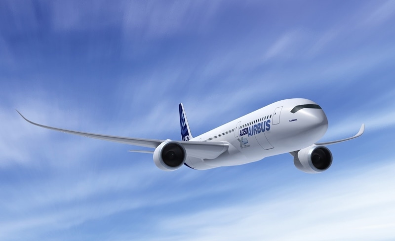 Airbus, journey, blue, aerospace industry, travel, nature, white, arrival, business, 1080P, mid-air, white color, transportation, flying, holiday, A350