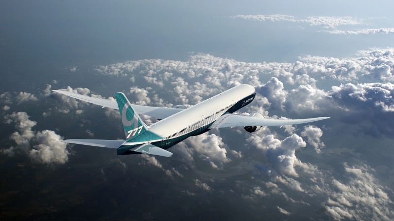 4K, airliner, airplane, plane, jet, 777, boeing, aircraft