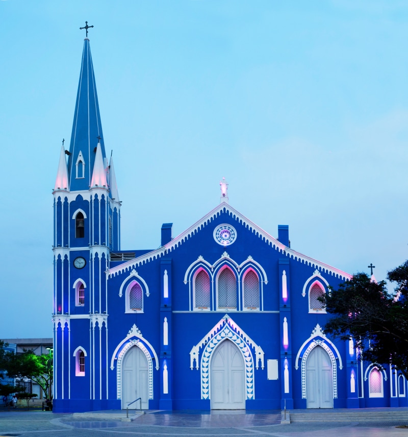 venezuela, 5K, sky, clear sky, christianity, buildings, clouds, church, faith, place of worship, built Structure, outdoors, religion, Buildings, cultures