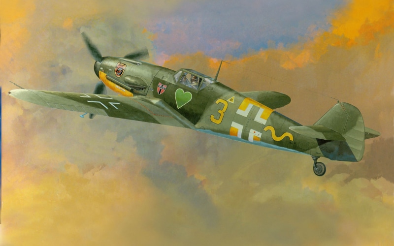 on the move, motion, aircraft, side view, army, World War II, Messerschmitt Bf-109, sky, military aircraft, air vehicle, aerospace industry, government
