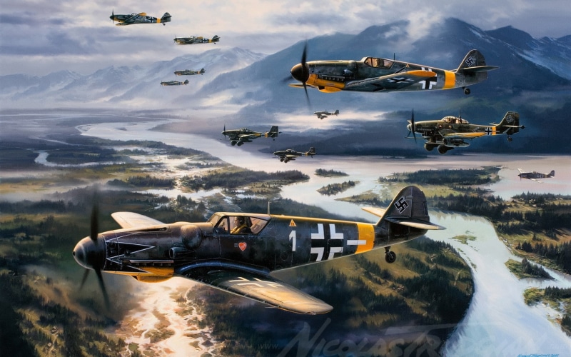 military, Luftwaffe, Messerschmitt Bf 109, 1080P, airplane, World War II, aircraft, Germany, Military Aircraft, Messerschmitt
