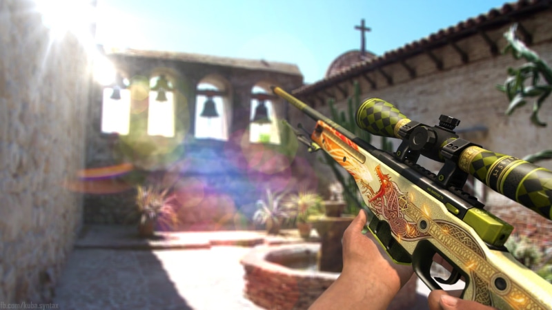 1080P, Counter-Strike: Global Offensive, AWP Azimov Guns, Dragon Lore (Counter-Strike), Counter-Strike