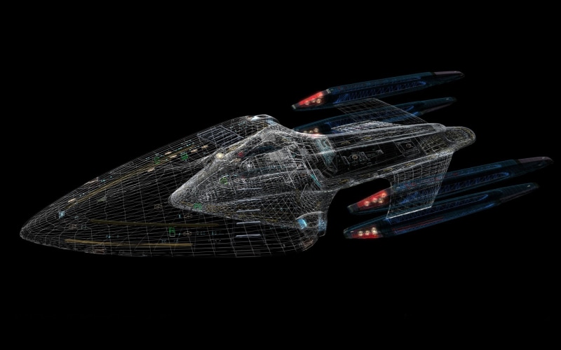 1080P, Star Trek, The Enterprise, Autocad