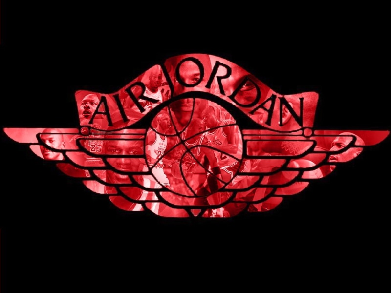 cool, logo, red, 480P, black background, famous, brand, air, background, jordan, black, air jordan, famous brand