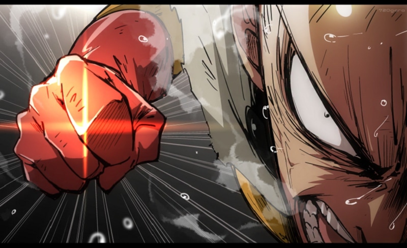 punch, character, One-Punch Man, Anime, man, 720P, Saitama (One-Punch Man), one