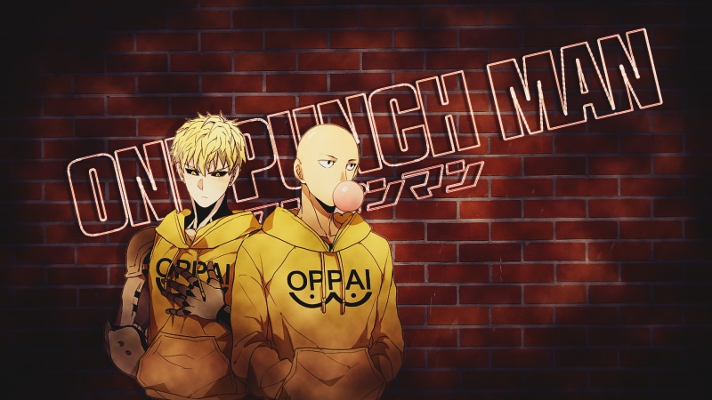 One Punch-Man, Genos (One-Punch Man), Saitama (One-Punch Man), punch, man, Anime, One-Punch Man, one, 1080P