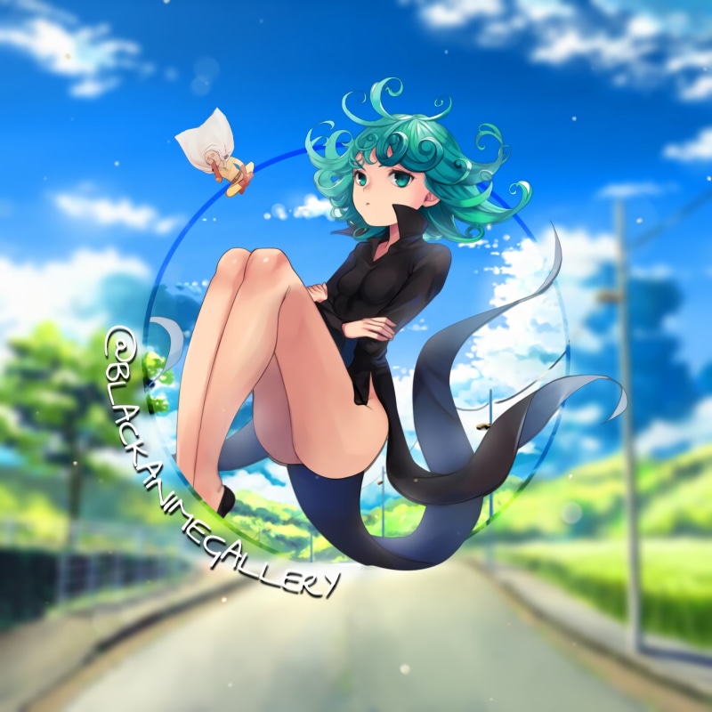 Tatsumaki, adult, emotion, women, day, fun, full length, fashion, representation, one person, sky, 1080P, human representation, One-Punch Man, beautiful woman