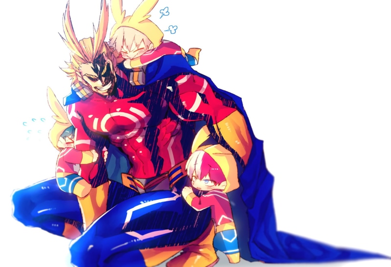 Boku no Hero Academia, Katsuki Bakugou, All Might, 1080P, almight, Anime, hero, academia, My Hero Academia, Izuku Midoriya, Shoto Todoroki