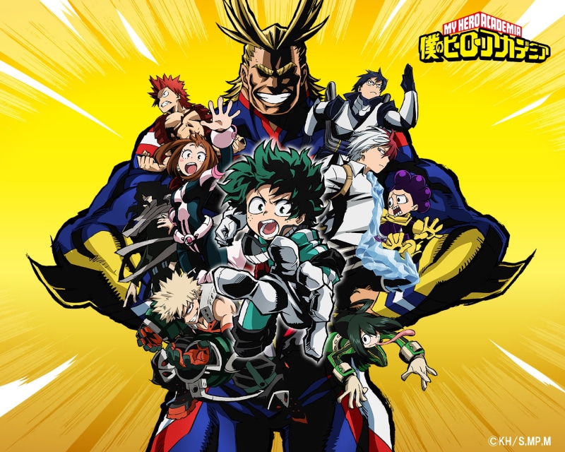 Katsuki Bakugou, religion, the past, Toshinori Yagi, academia, people, art and craft, king - royal person, yellow, celebration, men, Eijiro Kirishima, Ochaco Uraraka