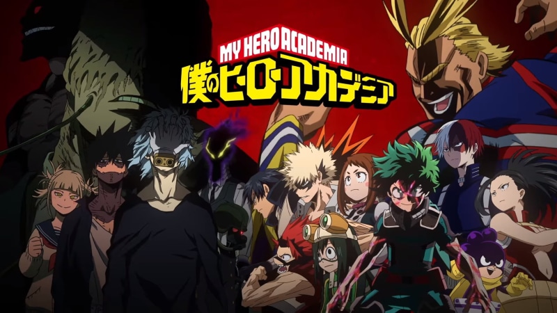 Dabi (Boku No Hero Academia), Ochaco Uraraka, All Might, Tsuyu Asui, Tenya Iida, Katsuki Bakugou, Toshinori Yagi, Momo Yaoyorozu, Himiko Toga, Tomura Shigaraki