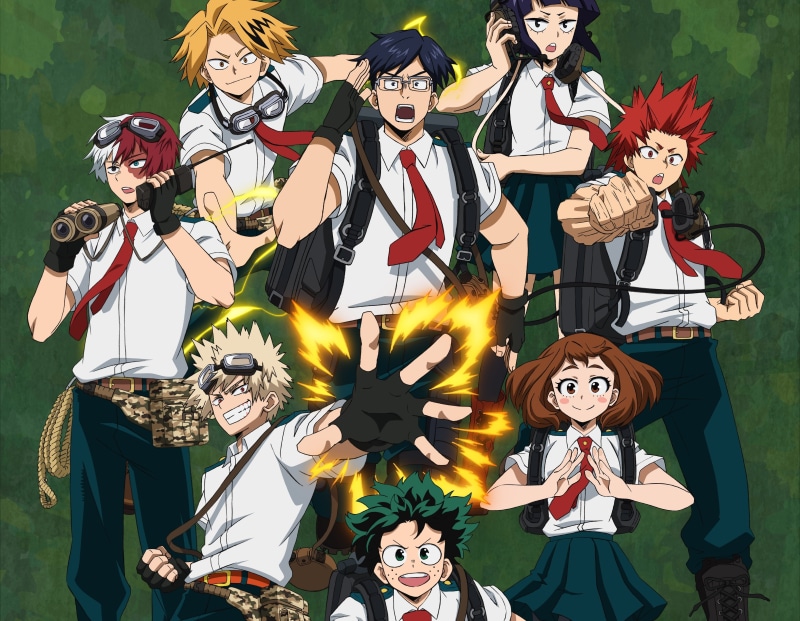 Kyōka Jirō, Ochaco Uraraka, Tenya Iida, Katsuki Bakugou, Anime, Shoto Todoroki, 4K, Denki Kaminari, My Hero Academia, Eijiro Kirishima, Izuku Midoriya