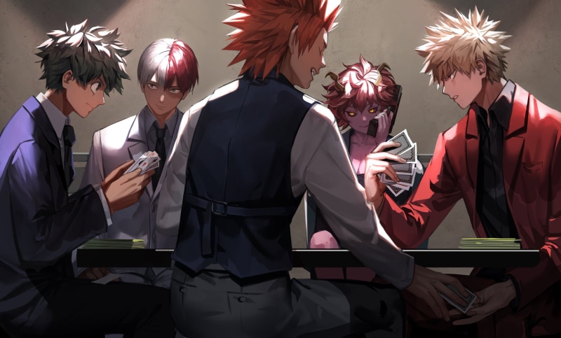Anime, My Hero Academia, Eijiro Kirishima, Mina Ashido, Katsuki Bakugou, 1080P, Izuku Midoriya, Shoto Todoroki