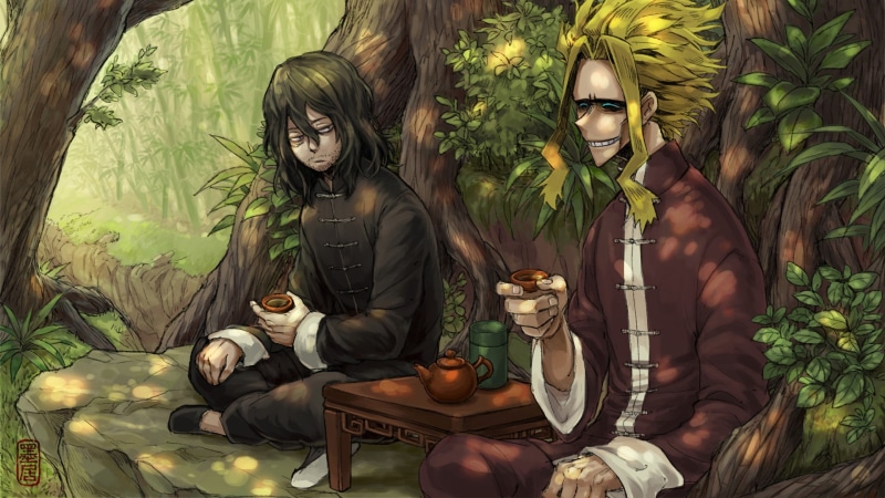 Eraserhead (Boku No Hero Academia), 1080P, My Hero Academia, Anime, All Might, Toshinori Yagi, Shouta Aizawa