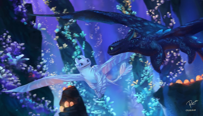 How to Train Your Dragon: The Hidden World, Dragon, Toothless (How to Train Your Dragon), 2K, How to Train Your Dragon