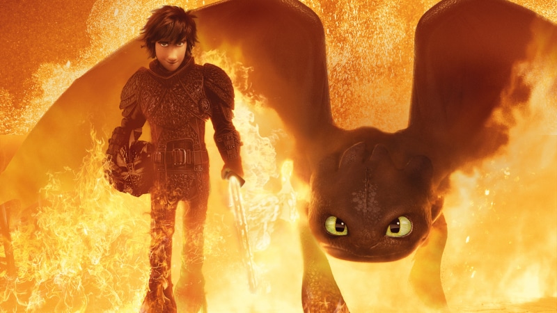 How to Train Your Dragon, Hiccup (How to Train Your Dragon), Toothless (How to Train Your Dragon), 5K, How to Train Your Dragon: The Hidden World