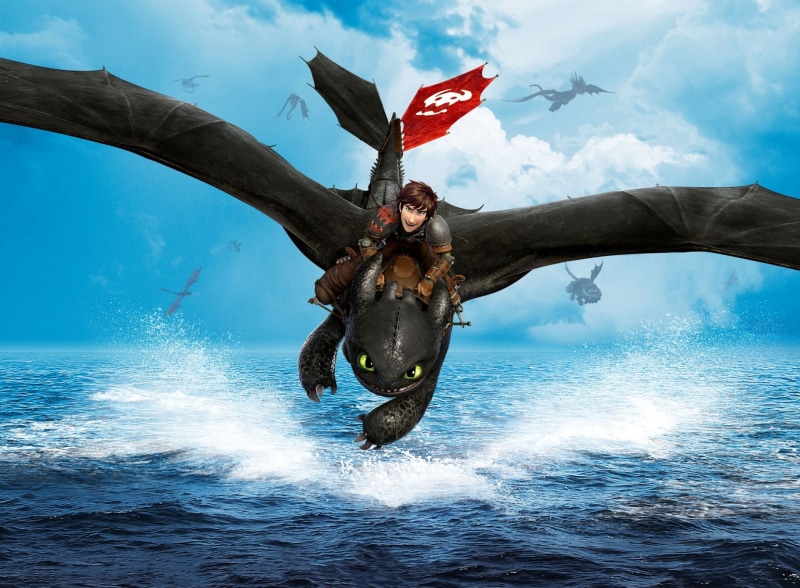 sea, underwater, nature, people, toothless, 2014, marine, animals in the wild, train, sport, hiccup, sea life, Cartoons, water, Others, flag, animal wildlife