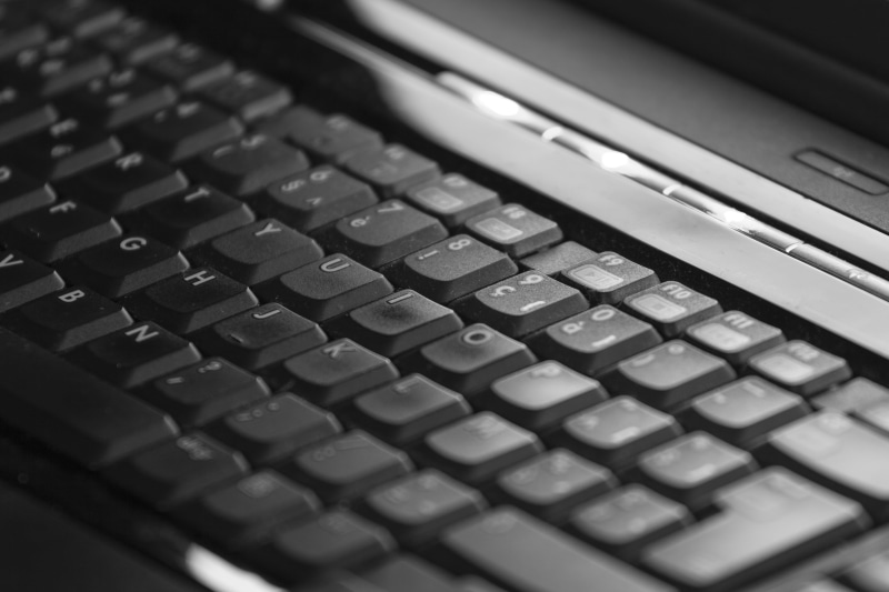 text, connection, monochrome, keyboards, computer keyboard, computer, technology, keyboard, black, 4K, alphabet, selective focus, high angle view, letter
