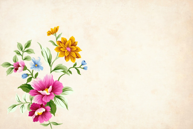 yellow, art, fashion, hand made, vase, background, floral, inflorescence, no people, garden frame, retro, 2K, nature, bouquet, postcard, painting, fragility