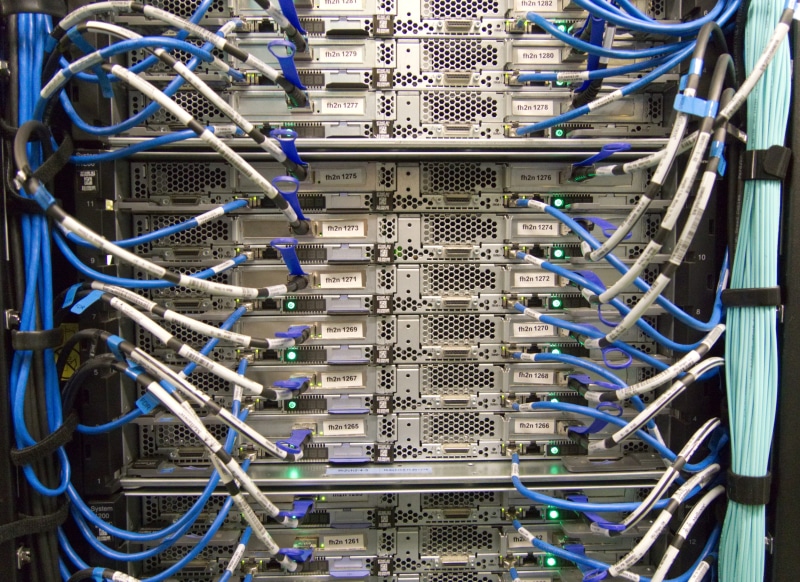 no people, full frame, equipment, digitization, connection block, computer network, switch, chaos, router, power supply, 4K, digital, computer, rack, cable