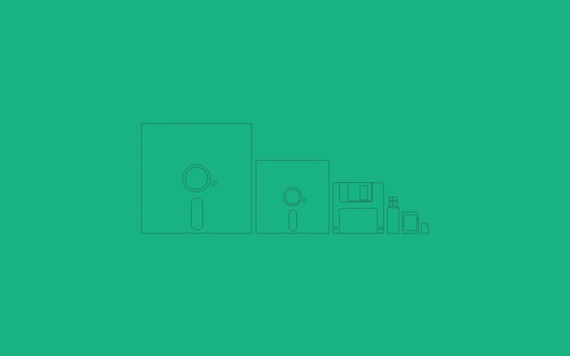 1080P, USB, minimalism, Floppy Disk, computer