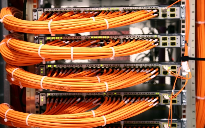 gray, fiber optic, internet, telephone line, industry, communication, Optic fiber, hub, global communications, equipment, computer, switches, electronics industry