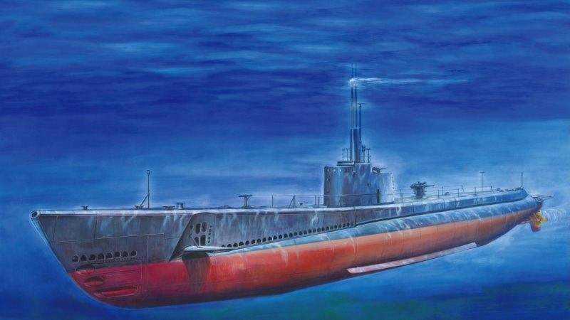 duration, quality, red, modified, submarine, battery, gray, art, combat, engines, diesel, 1080P, boat, USA, WW2., underwater, Navy, illustration, Gato