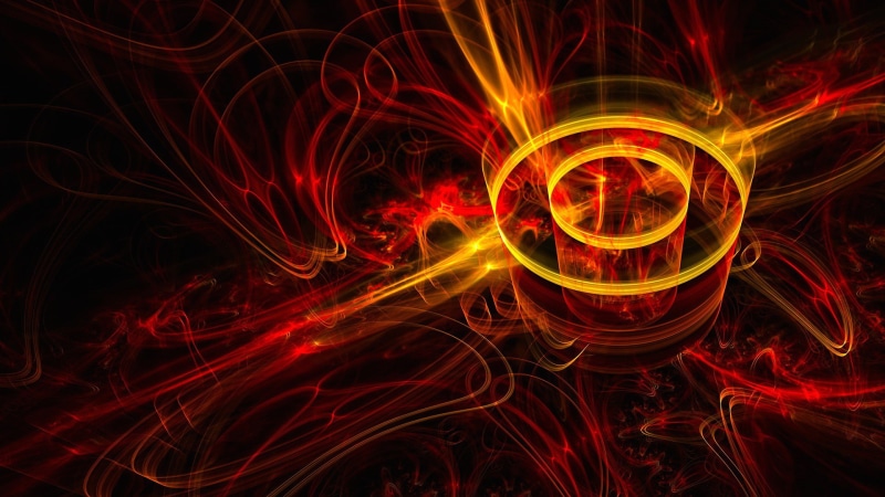 ring, hologram, red, rice, fractal, cylinder volume, 1080P, lynes, fractal Lynes