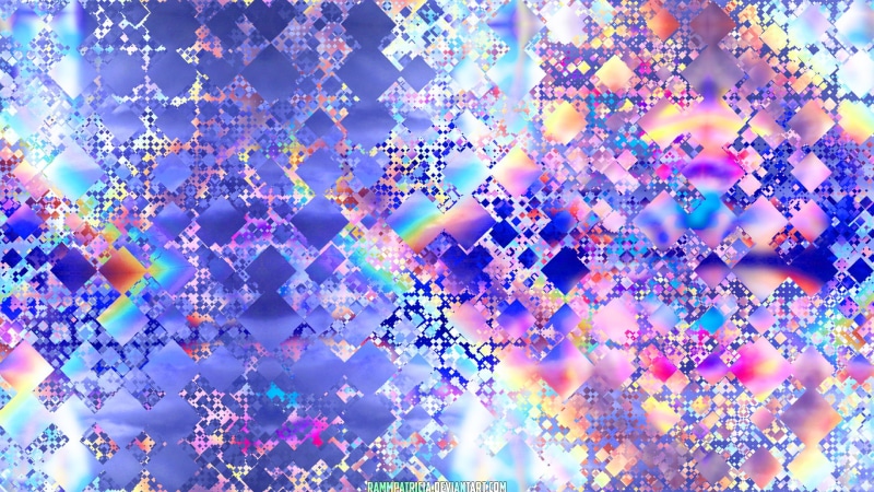 hologram, abstract, rainbows, 1080P, colorful